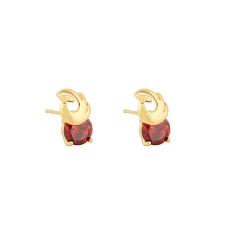 Buy Pair Of Womens Girls Leaf Style Zircon Eardrop Earrings Ear Studs