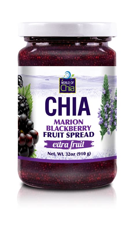 Kc chia on seotud selle ettevõttega. CHIA MARION BLACKBERRY FRUIT SPREAD | The Natural Products ...