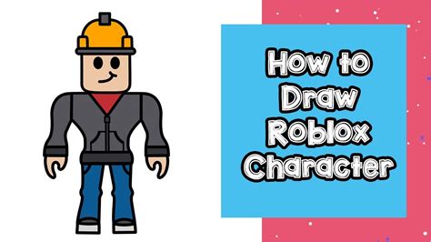 How To Draw Builderman Roblox Character Roblox Drawing Video Step