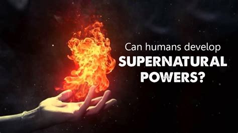 Can humans develop supernatural powers - YouTube