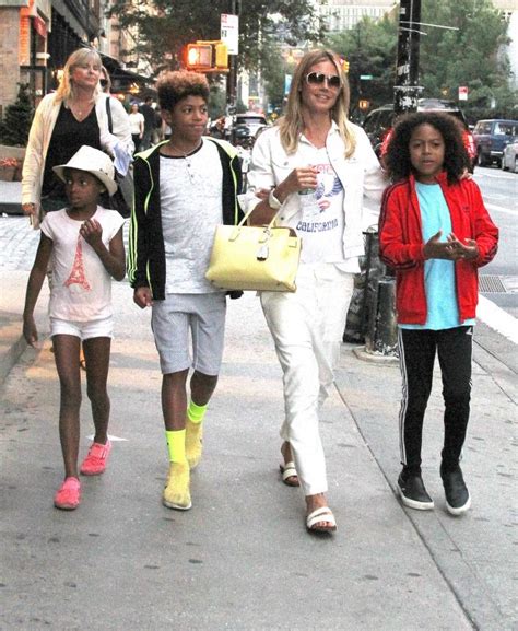 We always also decided to keep the children out of the public eye. Heidi Klum with her children -10 - GotCeleb