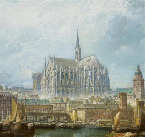 View Of Cologne With The Unfinished Cathedral