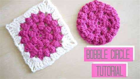 Crochet Bobble Circle Tutorial Bella Coco Youtube