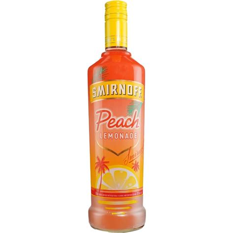 Smirnoff Peach Lemonade Vodka 750 Ml Bottle