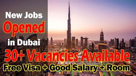 🌟 30 New Jobs Available In Dubai 🌍 Fresher Can Also Apply 💼 High