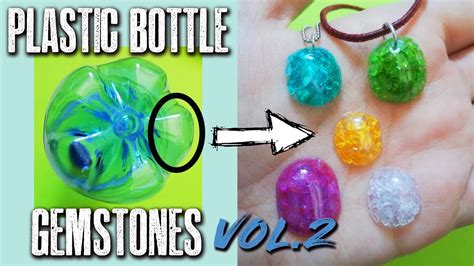 Diy Translucent Plastic Bottle Gemstones No Resin Youtube