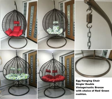 It's an online exclusive you don't want to miss. Rattan Swing Patio Garden Weave Hanging Egg Chair w ...