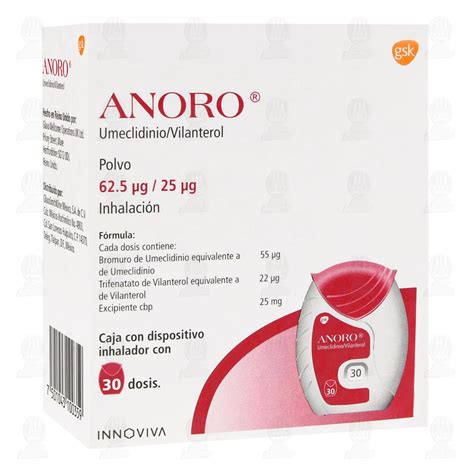 Brometo De Umeclidinio 62 5mcg + Trifenatato De Vilanterol 25mcg