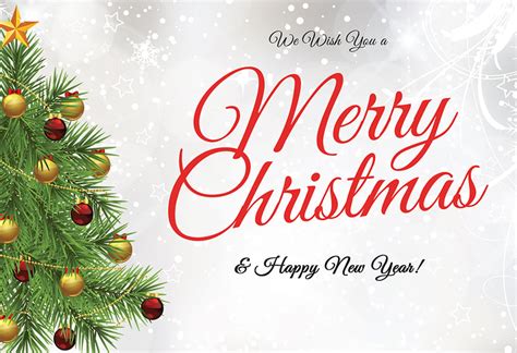 Christmas And New Year Greeting Card Template In Publisher Pages Psd