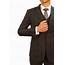 Slim Fit Grey Plaid 3 Piece Ticket Pocket Suit  Men Suits For $129