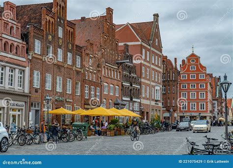 Historic City Of Luneburg Germany City Of Lueneburg Germany May 10 2021 Editorial Stock