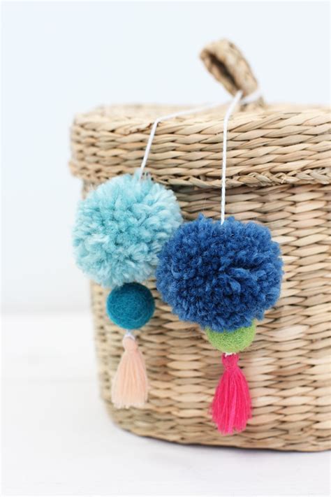 Alice And Loisdiy Pom Pom Tassel Basket Alice And Lois