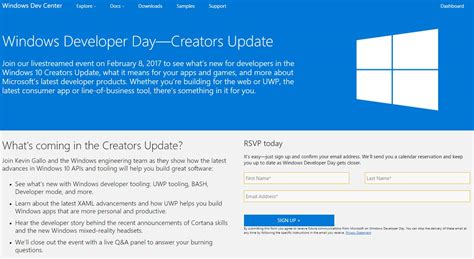 Microsoft Announces New Windows 10 Creators Update Event On February 8
