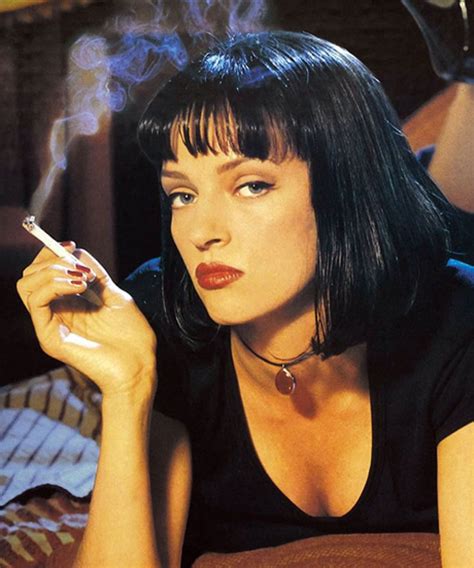 Movie Beauty — Most Iconic Hairstyles Pulp Fiction Pulp Fiction