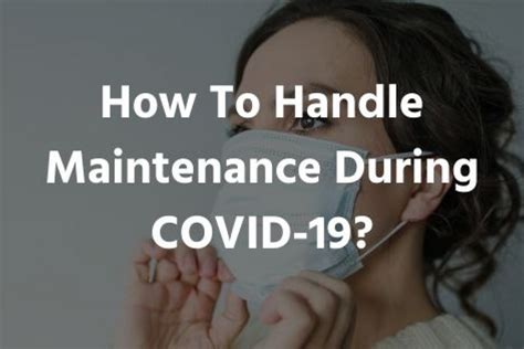 Maintenance During Covid 19 Schambs Property Management