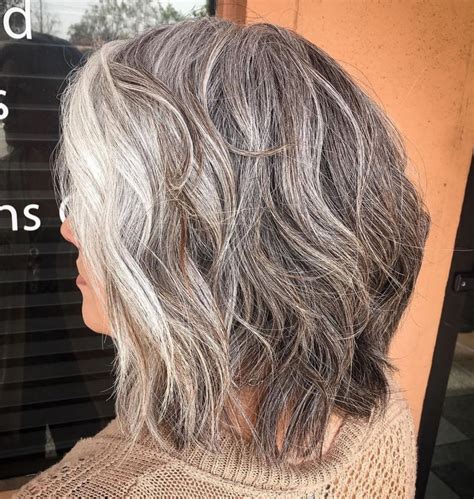 65 Gorgeous Gray Hair Styles Long Gray Hair Gray Hair Highlights
