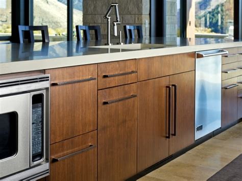 These materials give the clean the key to contemporary design is minimal, clean lines—so regardless of the materials, color scheme or hardware you select for your kitchen cabinets. Contemporary Kitchen Cabinet Hardware By Rocky Mountain ...