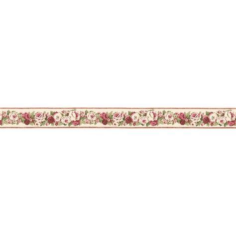 Norwall 3 In Red Prepasted Wallpaper Border At
