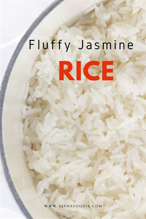 How To Cook Jasmine Rice On The Stovetop Perfectly Every Time No Rice