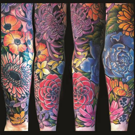 Colorful Sleeve Tattoos Sleeve Tattoos For Women Full Sleeve Tattoos