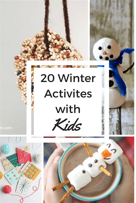 20 Winter Activities For Kids Fun Crafts For Kids Winter Kids Crafts