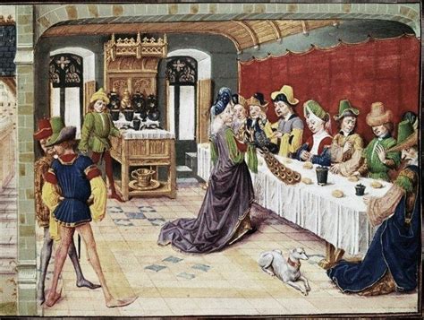 Medieval Banquet And Dinner Etiquette Medieval Paintings Medieval
