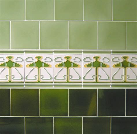 Handmade Wall Art Nouveau — Tile Source Inc