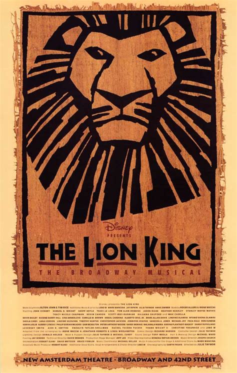 The Lion King Musical Disney Wiki Fandom