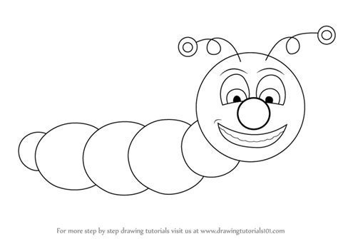 See more ideas about drawing pictures for kids, pictures to draw, furry art. Learn How to Draw a Caterpillar for Kids (Insects) Step by ...