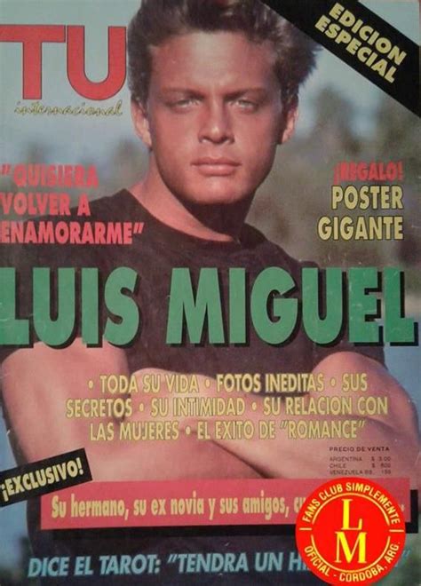 Luis Miguel 20 Años Magazine Imagenes De Luis Miguel Luis Miguel