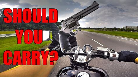 Carrying A Gun While Riding A Motorcycle Youtube
