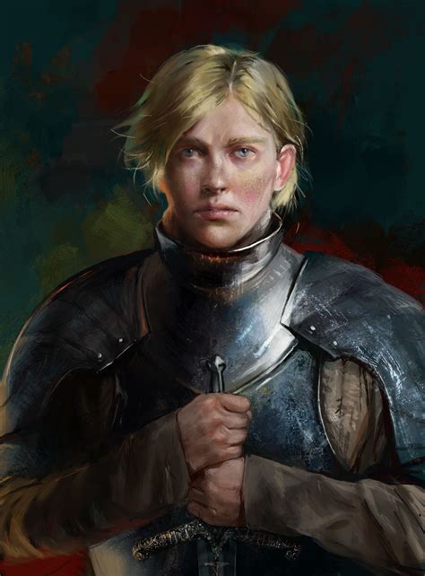 Artstation Brienne Of Tarth Bella Bergolts Asoiaf Art Character Portraits Brienne Of Tarth