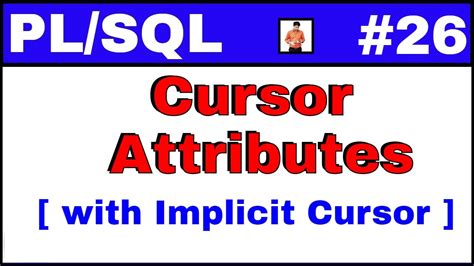 PL SQL Tutorial Cursor Attributes With Implicit Cursor With Example YouTube