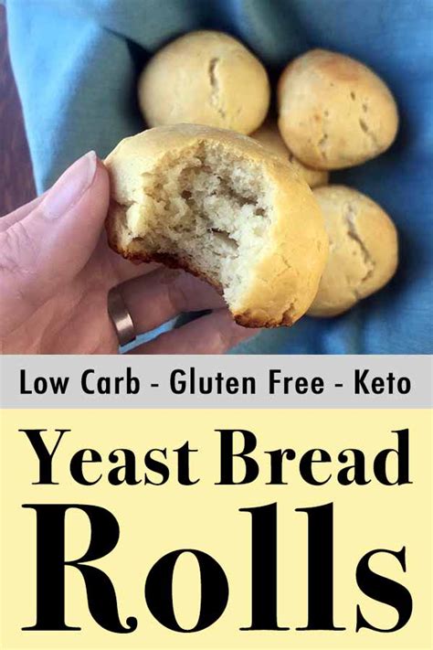 Plus each slice of bread has just 1.5g net carbs! Yeast Bread Dinner Rolls Low Carb and Keto - Resolution Eats