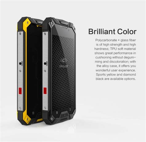 Conquest S6 Rugged Phone Conquest Mobile Phones