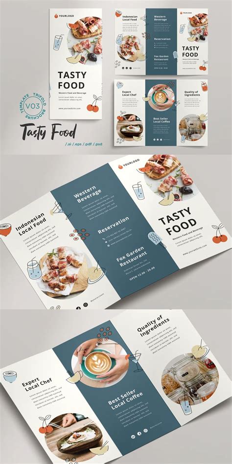 Brochure Food Creative Brochure Brochure Layout Brochure Template