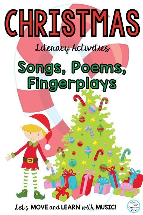 Christmas Songs Poems And Fingerplays December Literacy And Music