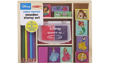 Melissa And Doug Disney Princess Wooden Stamp Set Only 899 Reg 15