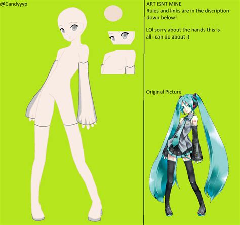 Anime Base 13 Hatsune Miku Pose Malefemale By Candyyyp On Deviantart