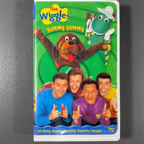 The Wiggles Yummy Yummy Kids Movie Vhs Hifi Tape 1999 Lyrick Studios
