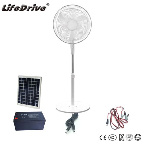 Off Grid Solar System 12v Bldc Fan 16inch 10w Cheap Solar Fan With Remote Control Usb Acdc
