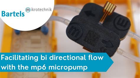 Facilitating Bi Directional Flow With The Mp6 Micropump YouTube