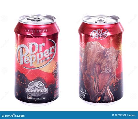 Édition De Dr Pepper Jurassic World Photographie éditorial Image Du