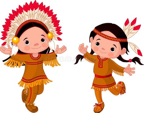 Baile Americano De Los Indios Ilustraci N Del Vector Ilustraci N De