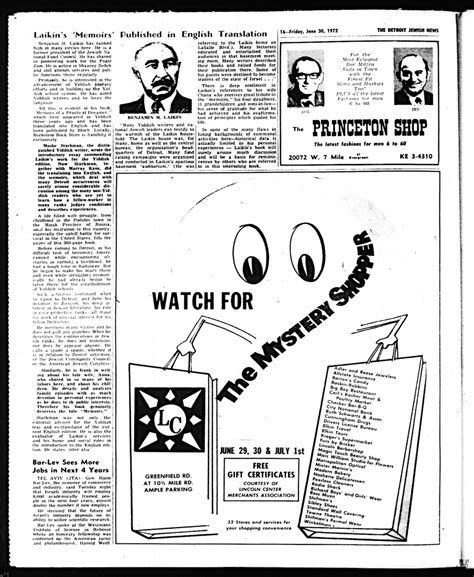The Detroit Jewish News Digital Archives June 30 1972 Image 16