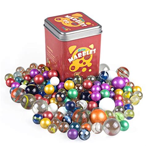 Large Pack Of 40 Marbles With A Free Bonus Shooter Marble Comes In A