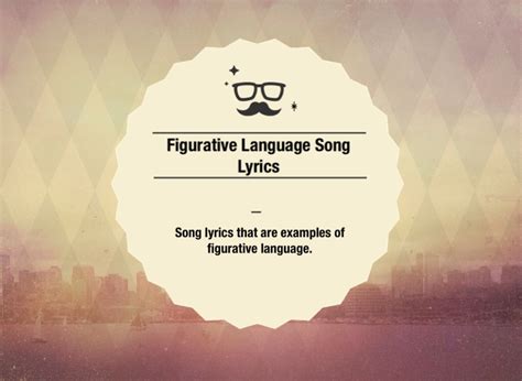 Figurative language is something you can use to be more expressive or be more creative in writing songs, poems, or even stories. Figurative Language Song lyrics on FlowVella - Presentation Software for Mac iPad and iPhone