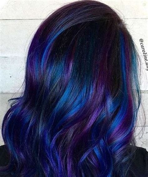 She stunned in the hue at the 2014 golden globes and we'll keep this as inspiration for years to come. 30 Blue and Purple Hair Ideas for an Unconventional ...