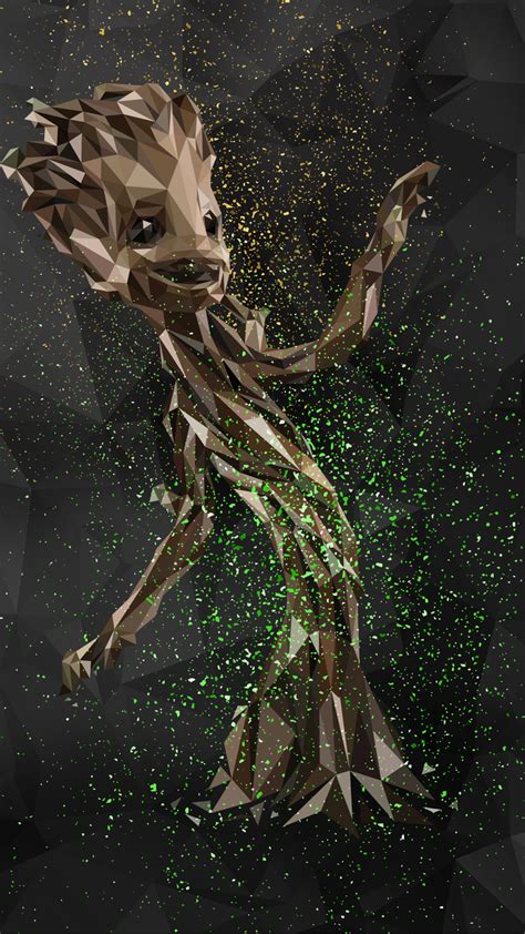 720x1280 Baby Groot Abstract Digital Art Moto Gx Xperia Z1z3 Compact