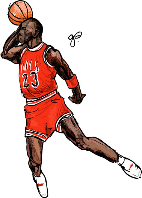 Michael Jordan Dunk Png Drawing Michael Jordan Dunk Clipart Large
